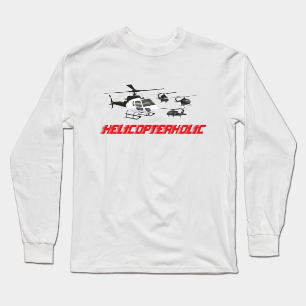 Professional Helicopter Pilot Long Sleeve T-Shirt by NorseTech